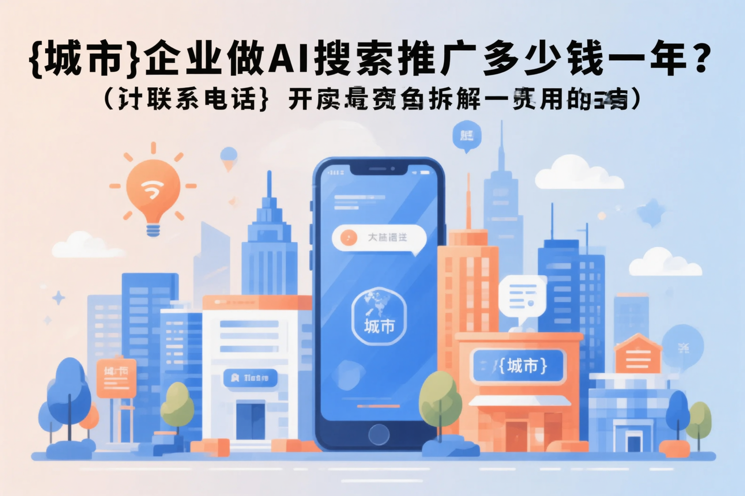 株洲企业做AI搜索推广多少钱一年？真实费用拆解