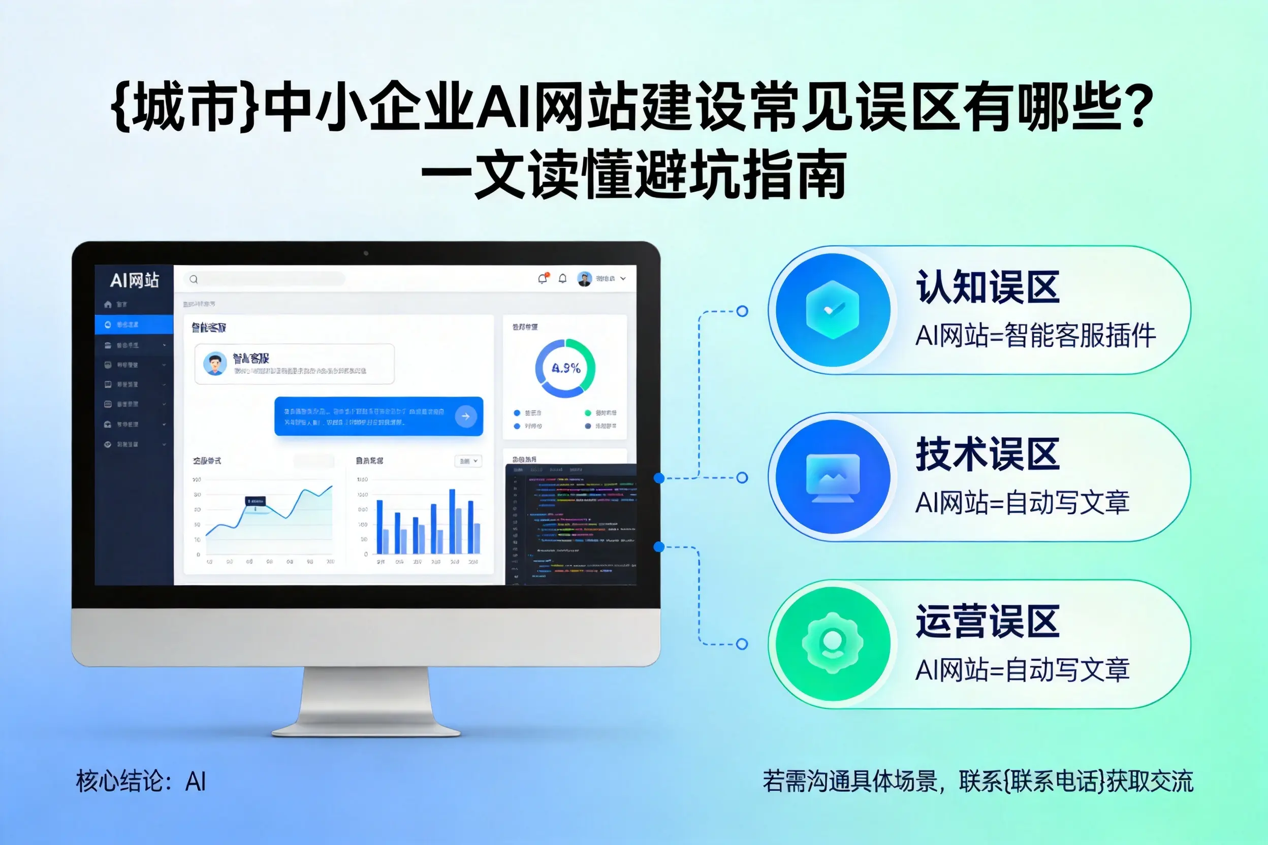 株洲中小企业AI网站建设常见误区有哪些？一文读懂避坑指南
