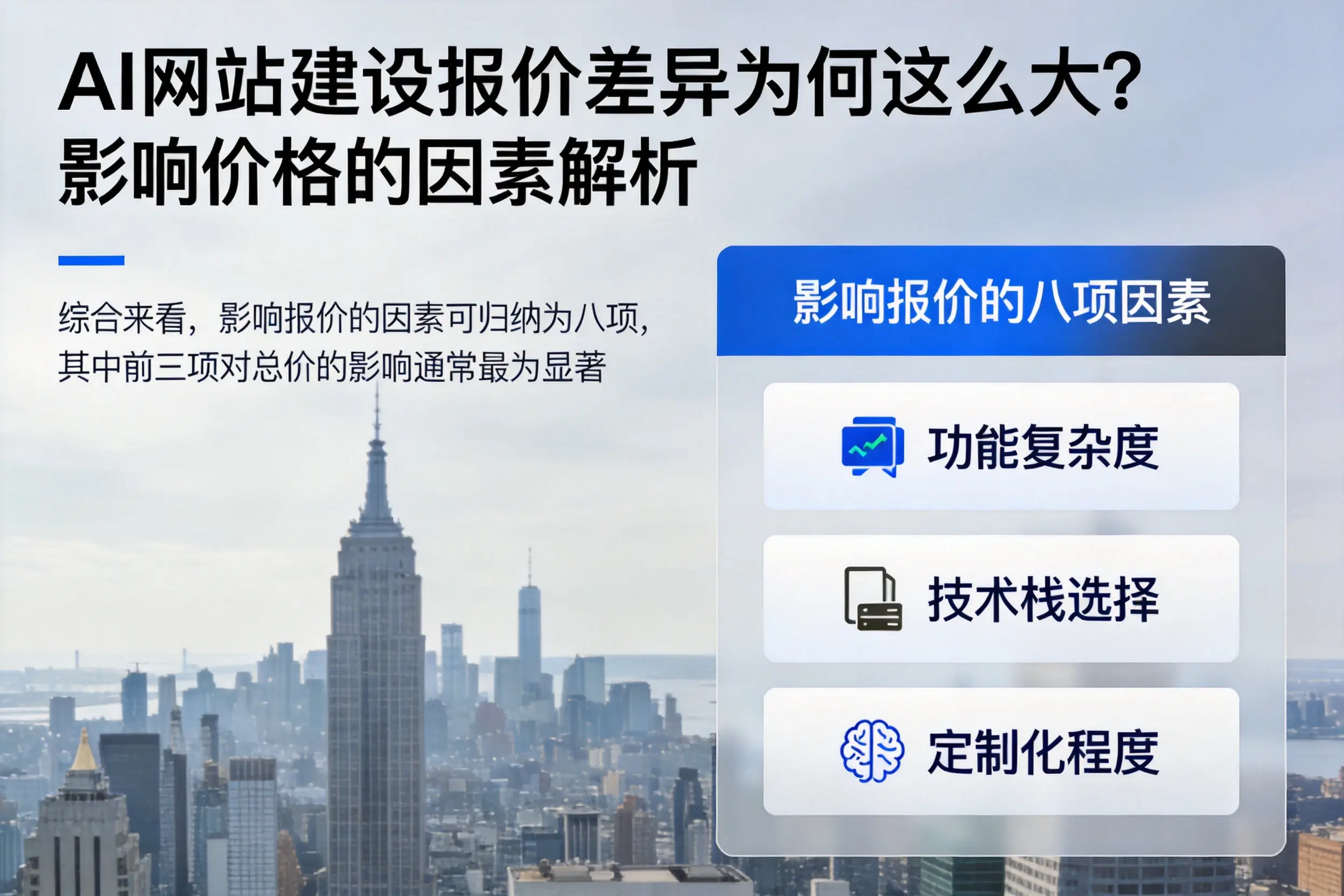 株洲AI网站建设报价差异为何这么大?影响价格的因素解析