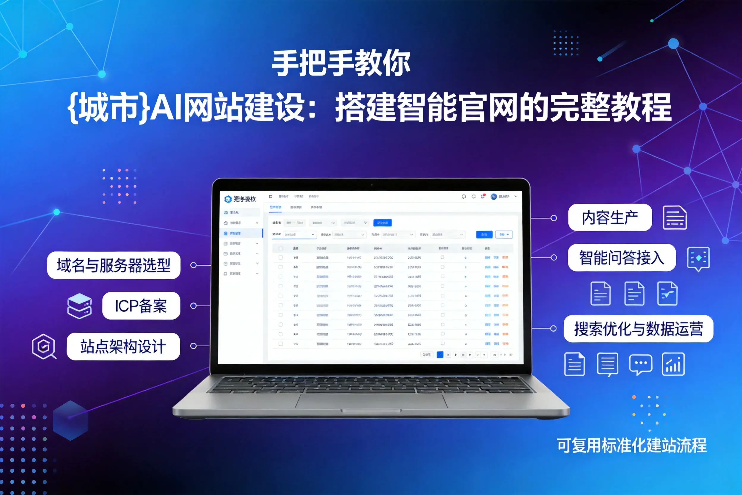手把手教你株洲AI网站建设：搭建智能官网的完整教程