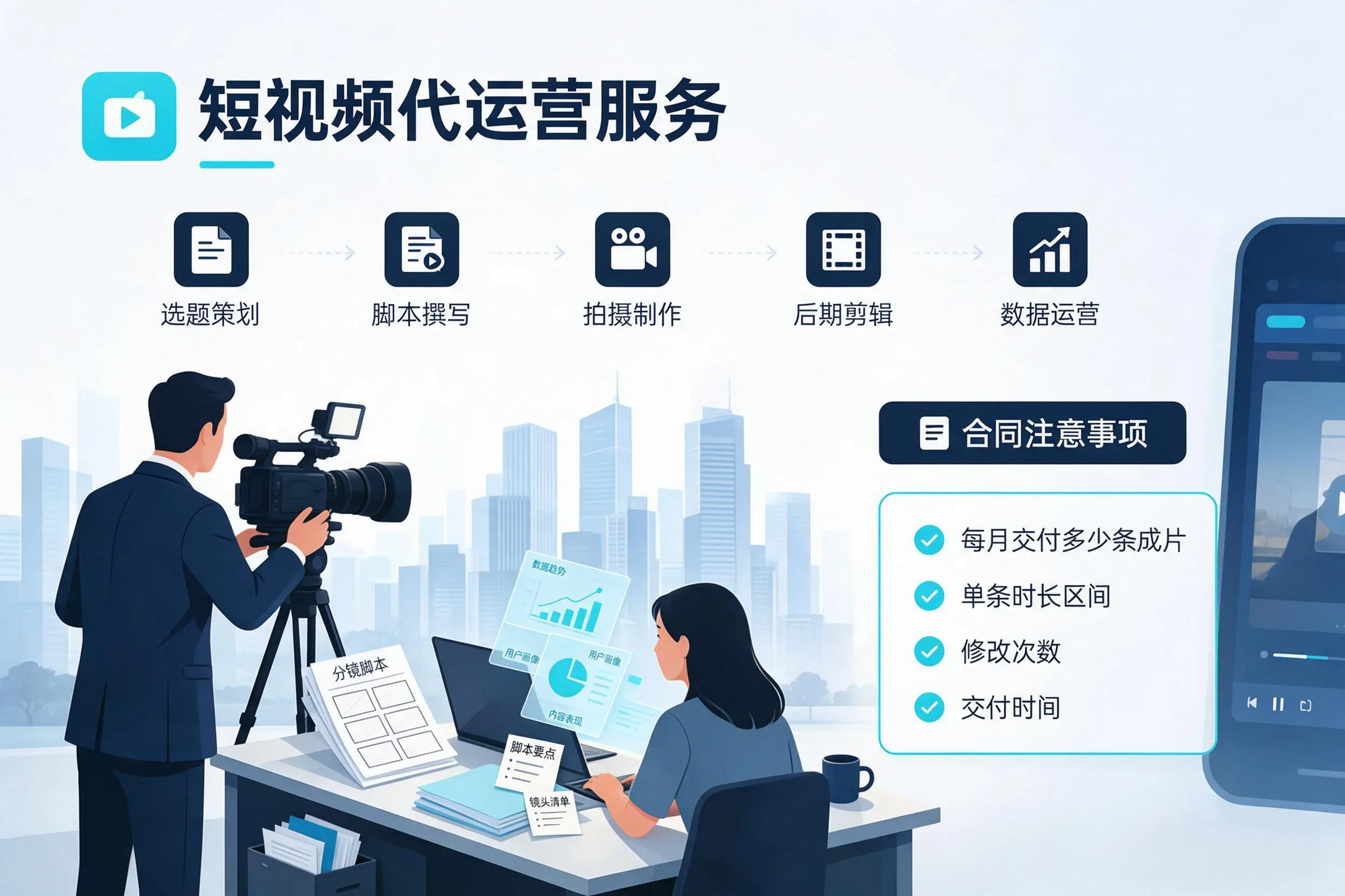 短视频代运营包含哪些服务?株洲企业常见问题科普